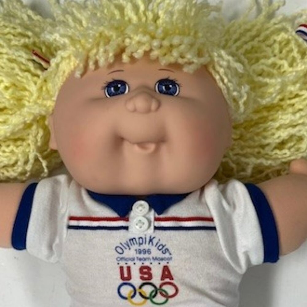 Vintage Special Edition Tennis Player Girl Cabbage Patch Olympikids Doll